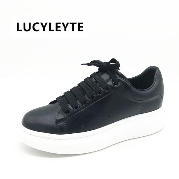 2019 new female leather shoe big size 34-44 women's shoe wild personality shoes designer fashion brand women shoes, Black
2019 new female leather shoe big size 34-44 women's shoe wild personality shoes designer fashion brand women shoes, Black