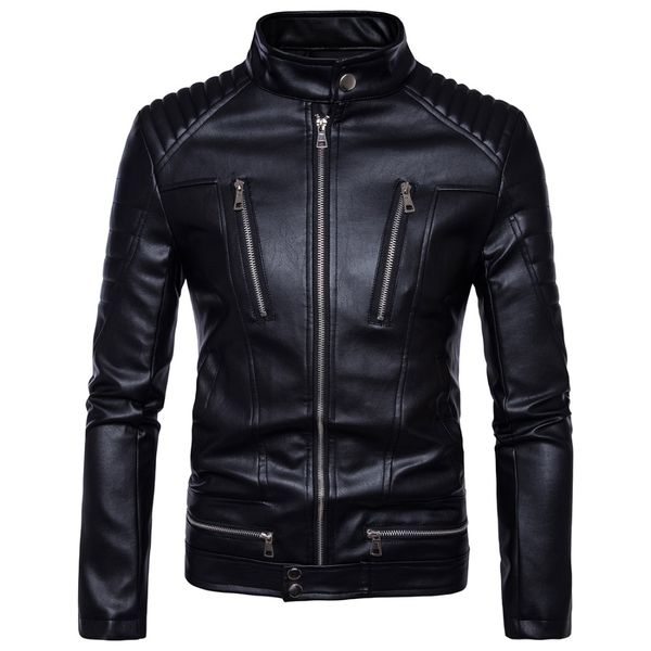 new motorcycle jackets men genuine leather jacket vintage retro racing zipper biker punk casual coats motorcross windproof coat, Black
new motorcycle jackets men genuine leather jacket vintage retro racing zipper biker punk casual coats motorcross windproof coat, Black
