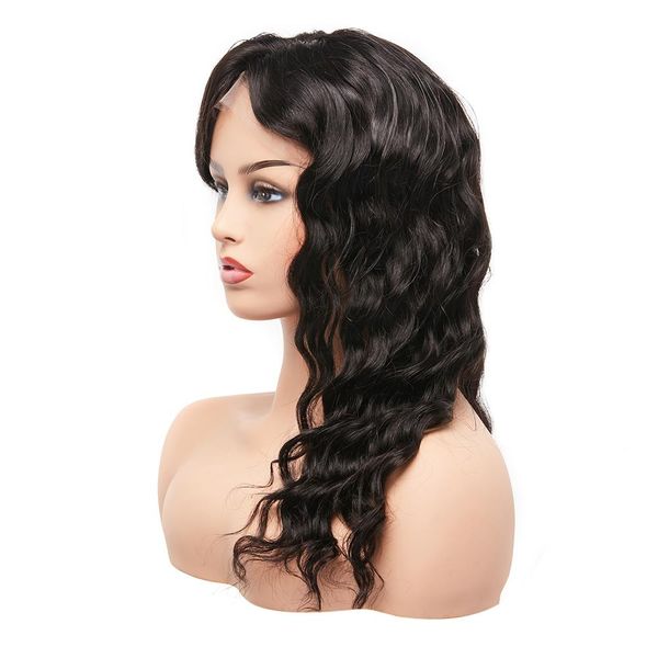 20inch customized unprocessed cuticle aligned brazilian human hair long loose wave swiss lace front wig, Black
20inch customized unprocessed cuticle aligned brazilian human hair long loose wave swiss lace front wig, Black