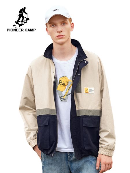 pioneer camp khaki jacket men 2019 autumn outwear casual streetwear zipper bomber jacket male coat ajk908180t, Black;brown
pioneer camp khaki jacket men 2019 autumn outwear casual streetwear zipper bomber jacket male coat ajk908180t, Black;brown