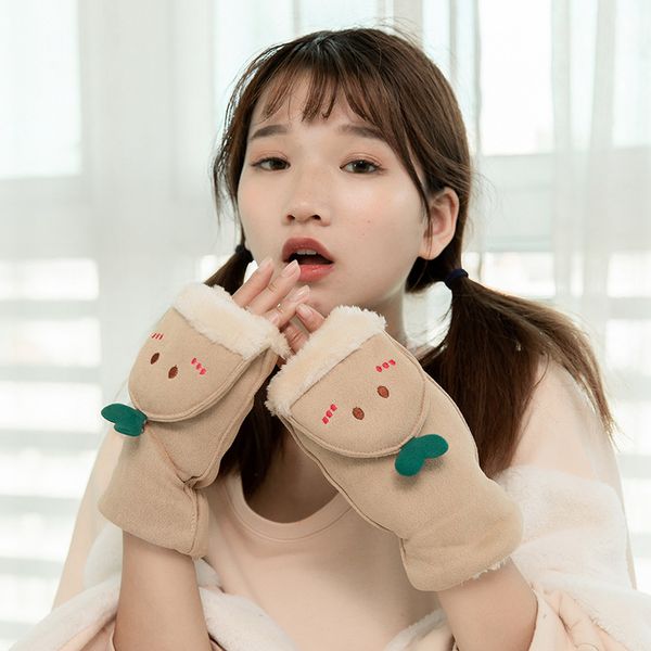 winter new ladies suede flip warm gloves students cute cartoon embroidery and velvet gloves, Blue;gray
winter new ladies suede flip warm gloves students cute cartoon embroidery and velvet gloves, Blue;gray