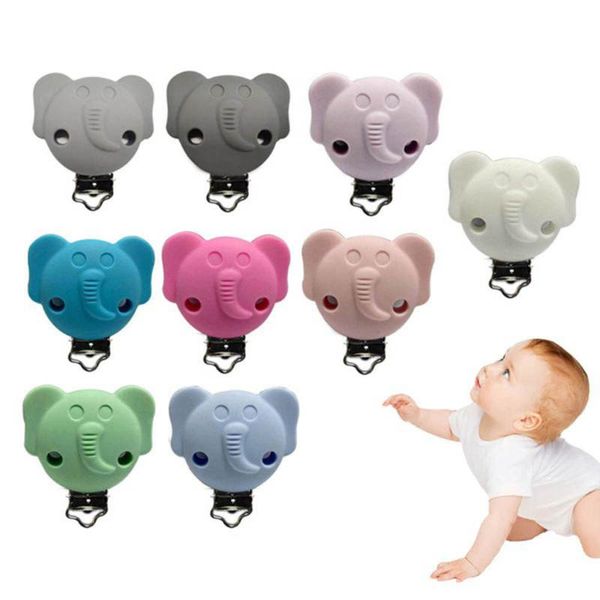 1pcs cute cartoon elephant pacifier clips silicone soother holder infant pacifier nipples holder multi color clamp toy
1pcs cute cartoon elephant pacifier clips silicone soother holder infant pacifier nipples holder multi color clamp toy