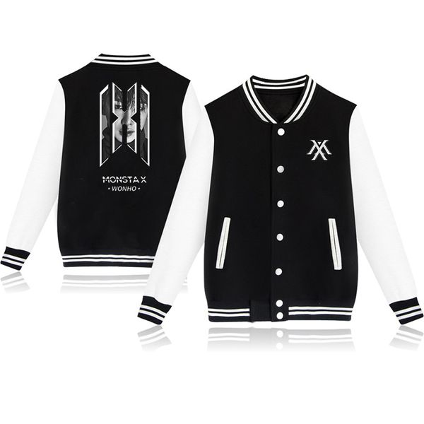 monsta x baseball jackets women sweatshirt cotton fleece pink men/women fashion 2019 jacket baseball uniform plus size new, Black;brown
monsta x baseball jackets women sweatshirt cotton fleece pink men/women fashion 2019 jacket baseball uniform plus size new, Black;brown