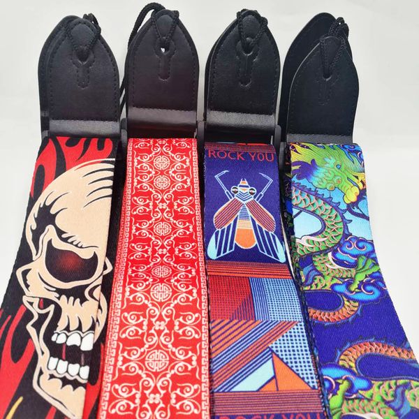 acoustic electric guitar and basses strap multicolor guitar belt adjustable, colorful printing polyester straps, ends leather
acoustic electric guitar and basses strap multicolor guitar belt adjustable, colorful printing polyester straps, ends leather