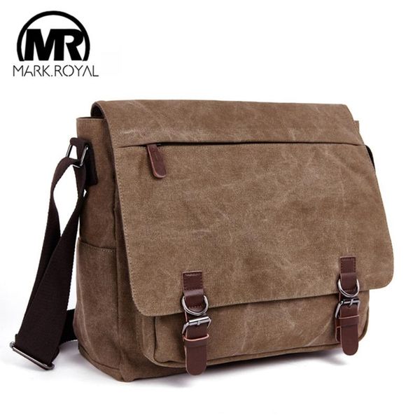 markroyal fashion canvas messenger bag business computer bag male shoulder lapdropshipping