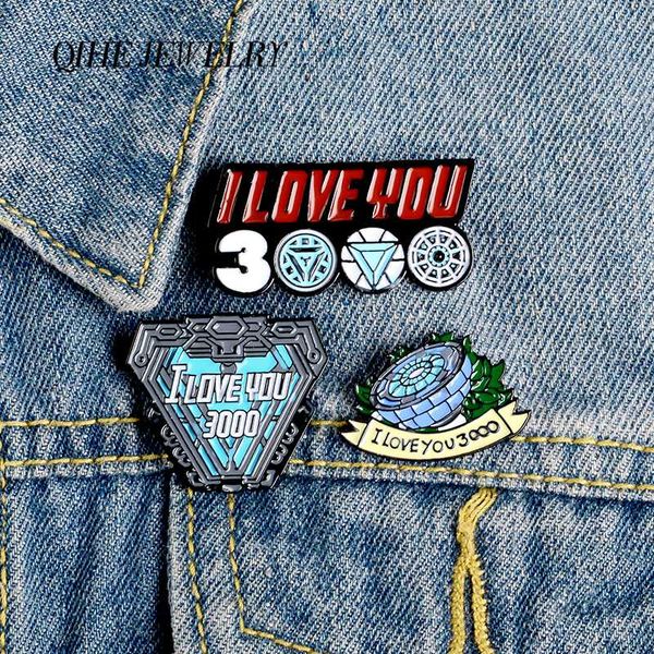 qihe jewelry i love you 3000 pins hero iron man enamel pins movie brooches badges denim clothes bag gift for fans friends, Gray
qihe jewelry i love you 3000 pins hero iron man enamel pins movie brooches badges denim clothes bag gift for fans friends, Gray