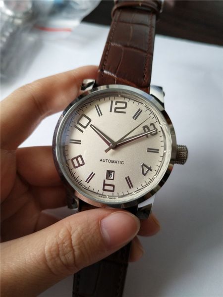 man back luxury watch mechanical automatic watch 11 black wristwatch transparent strap glass leather cpauq, Slivery;brown
man back luxury watch mechanical automatic watch 11 black wristwatch transparent strap glass leather cpauq, Slivery;brown