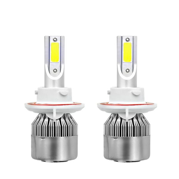 car led headlights 72w 7600lm cob auto headlamp bulbs h1 h3 h4 h7 h11 880 9004 9005 9006 9007 car styling lights 5