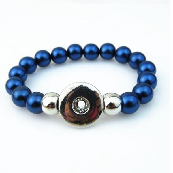blue imitation pearl beads handmade elastic 18mm snap button charm bracelets & bangles fit snap button bracelet jewelry 10pcs, Golden;silver
blue imitation pearl beads handmade elastic 18mm snap button charm bracelets & bangles fit snap button bracelet jewelry 10pcs, Golden;silver