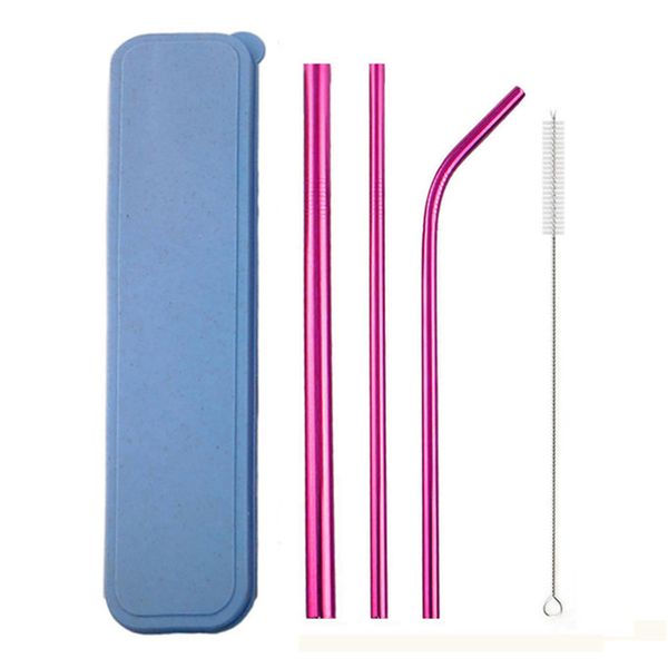 environmentally friendly stainless drink straws set with carry box +1pcs cleaner brush reusable straw bar accessories
environmentally friendly stainless drink straws set with carry box +1pcs cleaner brush reusable straw bar accessories