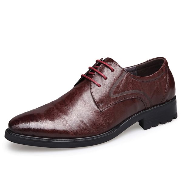 deolerltol sheepskin genuine leather men's formal shoe pointed toe derby shoes party wedding dress office shoes for man, Black
deolerltol sheepskin genuine leather men's formal shoe pointed toe derby shoes party wedding dress office shoes for man, Black