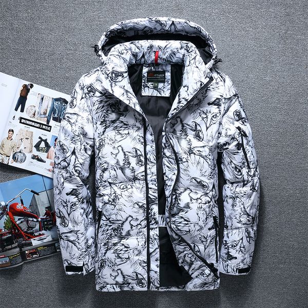 new arrival 2019 winter men's down jacket thermal outdoors windproof white duck down jacket men parka homme men's winter coat, Black
new arrival 2019 winter men's down jacket thermal outdoors windproof white duck down jacket men parka homme men's winter coat, Black