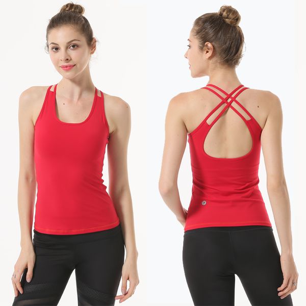 2020 new yoga fitness women seamless padded breathable full cup gym vest fitness tight woman clothing sleeveless running, White;red
2020 new yoga fitness women seamless padded breathable full cup gym vest fitness tight woman clothing sleeveless running, White;red