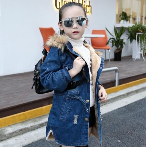 2019 children kids girls denim jacket large fur collar cotton denim outerwear winter plus thick velvet jacket for girls z828, Blue;gray
2019 children kids girls denim jacket large fur collar cotton denim outerwear winter plus thick velvet jacket for girls z828, Blue;gray