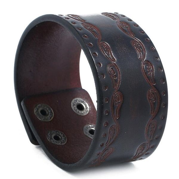 fashion vintage wide leather wristbands retro cowhide adjustable cuff bracelets rock punk gothic bangles wrap men biker jewelry, White
fashion vintage wide leather wristbands retro cowhide adjustable cuff bracelets rock punk gothic bangles wrap men biker jewelry, White