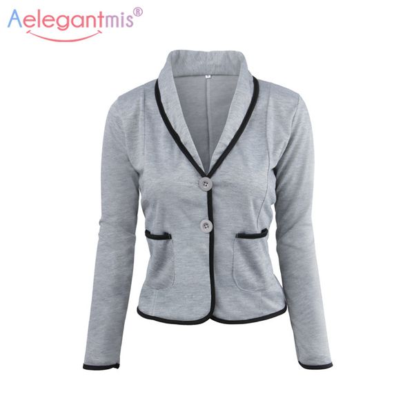 women's suits & blazers aelegantmis plus size office lady short slim casual blazer women single breasted jackets work suit ladies basic, White;black
women's suits & blazers aelegantmis plus size office lady short slim casual blazer women single breasted jackets work suit ladies basic, White;black