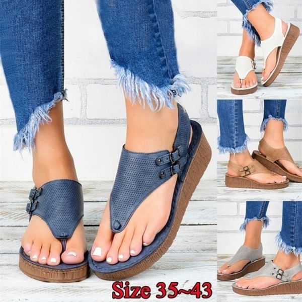 2020 seller women clip toe sandals large size 35-43 rome sandals women's anti-slip selling wedges summer casual shoes, Black
2020 seller women clip toe sandals large size 35-43 rome sandals women's anti-slip selling wedges summer casual shoes, Black