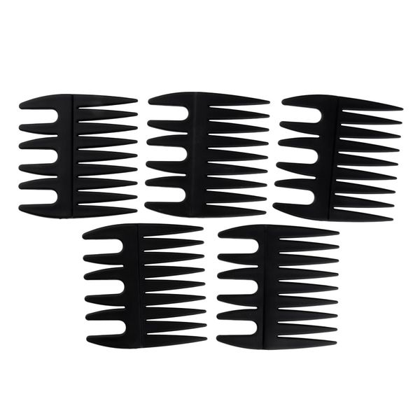 mens beard comb kit - great for head hair, beard & mustache - premium plastic - pocket comb, min size, black, pack of 5, Silver
mens beard comb kit - great for head hair, beard & mustache - premium plastic - pocket comb, min size, black, pack of 5, Silver