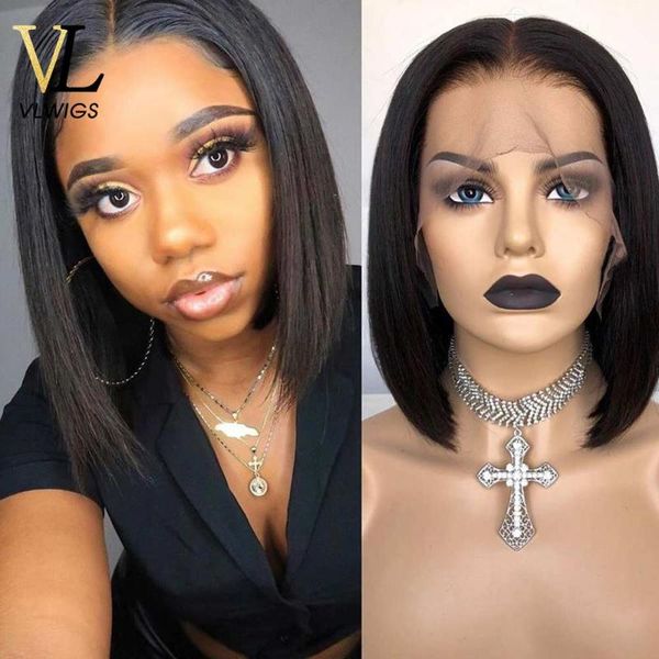 vlwigs bob full lace human hair wigs pre plucked hairline with baby hair glueless brazilian short wig for black women ry24, Black;brown
vlwigs bob full lace human hair wigs pre plucked hairline with baby hair glueless brazilian short wig for black women ry24, Black;brown