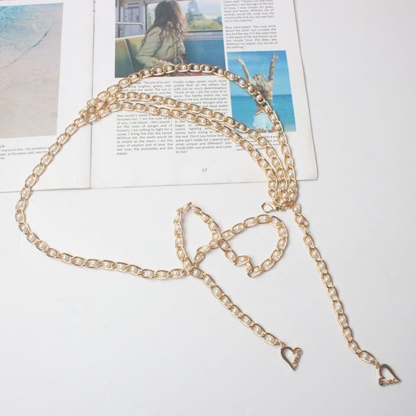 ladies fashion gold chain belt designer tassel women's dress simple wild belt pearl metal gold chain dress, Black;brown
ladies fashion gold chain belt designer tassel women's dress simple wild belt pearl metal gold chain dress, Black;brown
