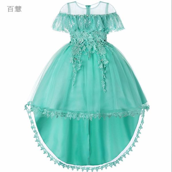 lace trailing children girls baby party wedding princess dress flower yarn girl long dresses solid kids clothing summer 2019, Red;yellow
lace trailing children girls baby party wedding princess dress flower yarn girl long dresses solid kids clothing summer 2019, Red;yellow