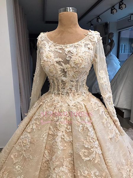 vintage arabic 2019 wedding dresses ball gown long sleeve vintage lace appliqued with applique court train bridal gowns plus size, White
vintage arabic 2019 wedding dresses ball gown long sleeve vintage lace appliqued with applique court train bridal gowns plus size, White