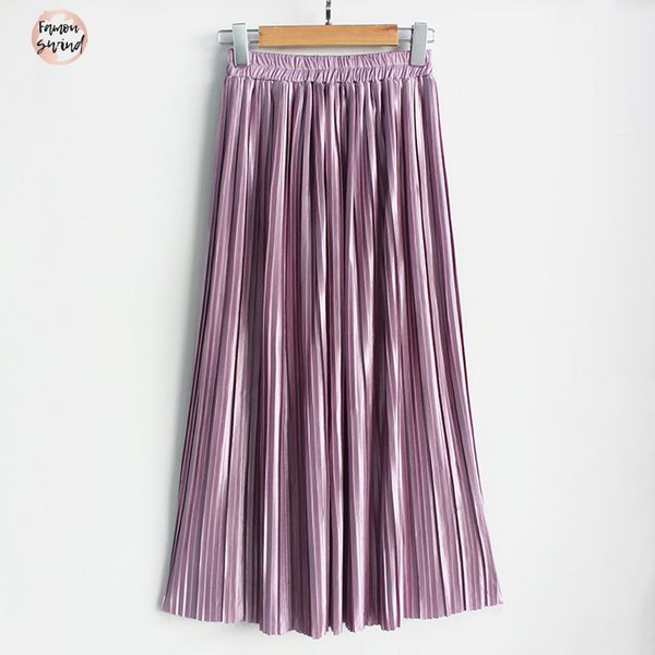 pleated casual maxi skirt long women mid calf beach skirt metallic vintage high waist mid skirts midiskirt lavender, Black
pleated casual maxi skirt long women mid calf beach skirt metallic vintage high waist mid skirts midiskirt lavender, Black