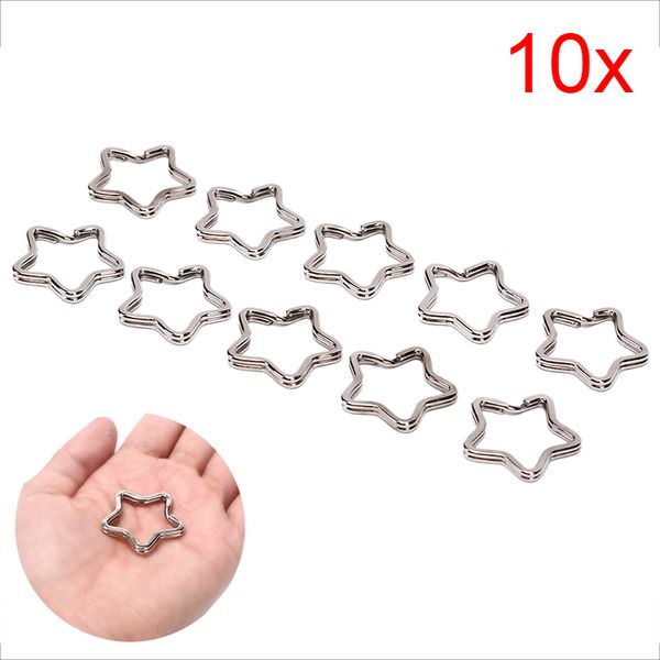 10pcs / серия щепка пять звезд цветок форма брелок круг брелок результаты fit diy брелок кольца круги аксессуары
10pcs / серия щепка пять звезд цветок форма брелок круг брелок результаты fit diy брелок кольца круги аксессуары