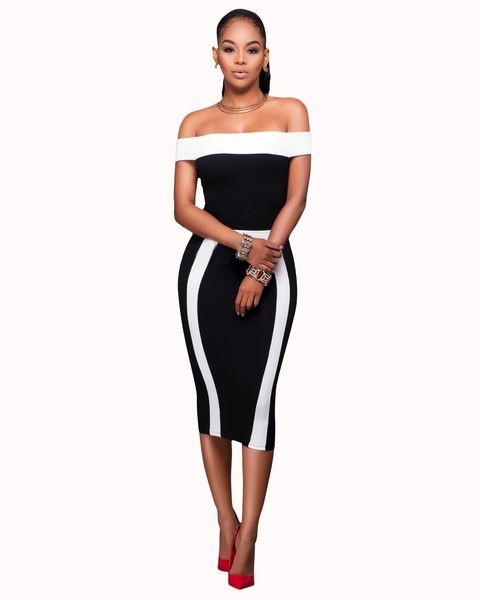 women bodycon dresses summer off shoulder ladies high waist evening party club wear pencil dress mujeres, Black;gray
women bodycon dresses summer off shoulder ladies high waist evening party club wear pencil dress mujeres, Black;gray