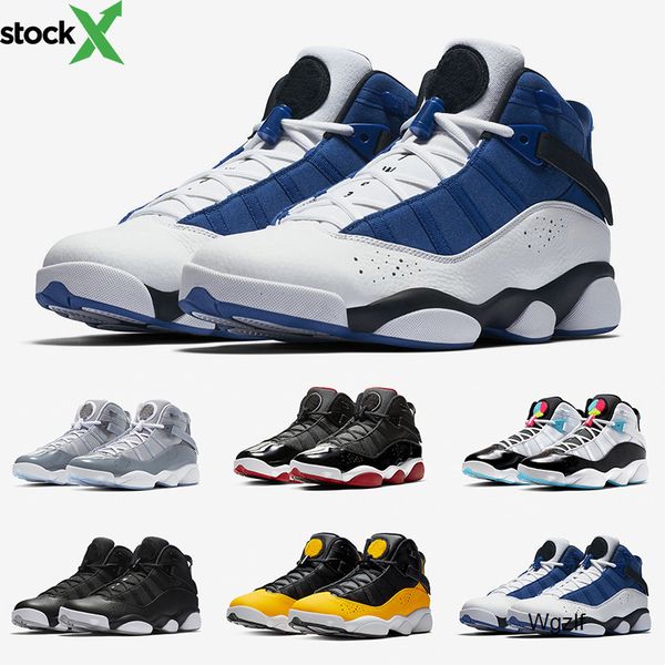 6 6s six rings mens basketball shoes cool grey jumpman concord bred green ice gym red space jam man classic authentic sports sneakers, Black
6 6s six rings mens basketball shoes cool grey jumpman concord bred green ice gym red space jam man classic authentic sports sneakers, Black