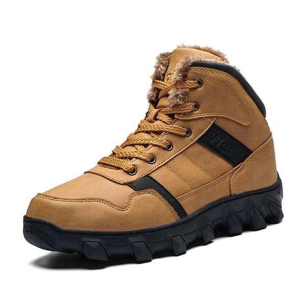 plush men's boots big size 39-46 fashion waterproof ankle boots men lace up outdoor men snow boots, Black
plush men's boots big size 39-46 fashion waterproof ankle boots men lace up outdoor men snow boots, Black