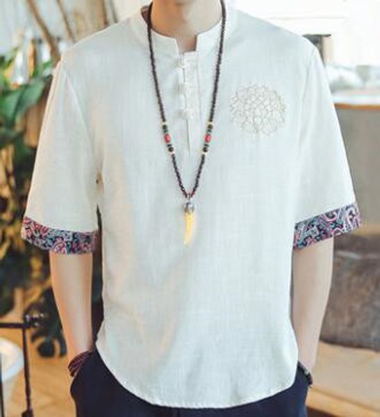 t shirt 2019 men summer fashion gray yellow white linen short sleeve blank chinese style easy leisure t-shirt 13, Blue;black
t shirt 2019 men summer fashion gray yellow white linen short sleeve blank chinese style easy leisure t-shirt 13, Blue;black
