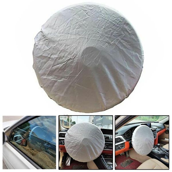 silver universal car steering wheel sun shade cover aluminum film & acupuncture cotton material sun heat shield cover
silver universal car steering wheel sun shade cover aluminum film & acupuncture cotton material sun heat shield cover