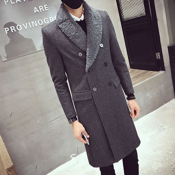 2019 long trench coats mens fur collar long coats double breasted gabardina mens overcoat slim fit woolen winter jacket vintage, Tan;black
2019 long trench coats mens fur collar long coats double breasted gabardina mens overcoat slim fit woolen winter jacket vintage, Tan;black