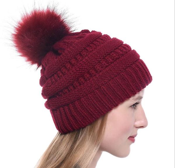 new winter women knitted hat warm pom pom big fur ball wool hat ladies skull beanie solid crochet ski outdoor cap, Yellow
new winter women knitted hat warm pom pom big fur ball wool hat ladies skull beanie solid crochet ski outdoor cap, Yellow