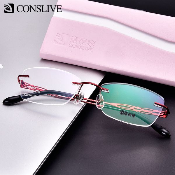 rimless glasses frame women 2019 new titanium rimless eyeglasses female optical frames square round shape for lenses, Silver
rimless glasses frame women 2019 new titanium rimless eyeglasses female optical frames square round shape for lenses, Silver