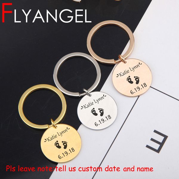 flyangel custom baby name and date keychain baby's birth stats bag charm newborn keepsake keyring gifts for new mom new dad, Silver
flyangel custom baby name and date keychain baby's birth stats bag charm newborn keepsake keyring gifts for new mom new dad, Silver