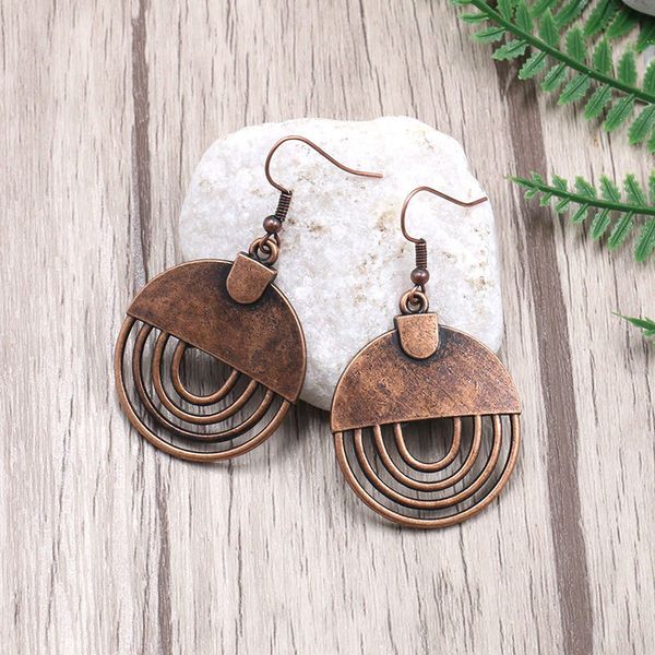 ethinc bohemia copper red round drop earrings for women circle charm pendant retro hollow design bohemia alloy vintage earring, Silver
ethinc bohemia copper red round drop earrings for women circle charm pendant retro hollow design bohemia alloy vintage earring, Silver