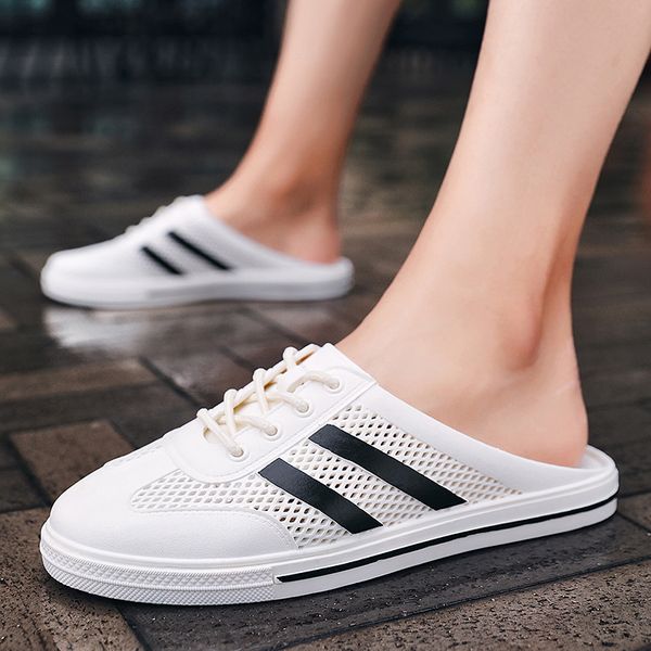 men sandals outdoor street trend men casual shoes soft bottom luxury fashion shoes rubber zapatos hombre beach, Black
men sandals outdoor street trend men casual shoes soft bottom luxury fashion shoes rubber zapatos hombre beach, Black