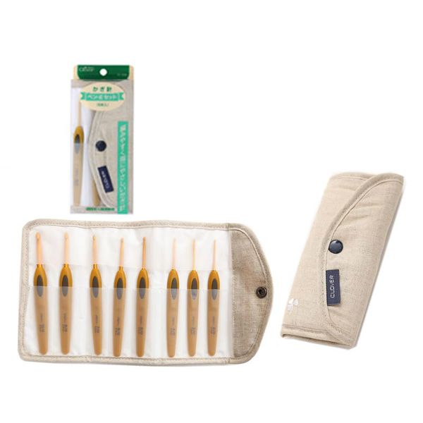8pcs/set japanese clover crochet hook soft touch knitting needles set original authentic imported from japan with gift bag, Black
8pcs/set japanese clover crochet hook soft touch knitting needles set original authentic imported from japan with gift bag, Black