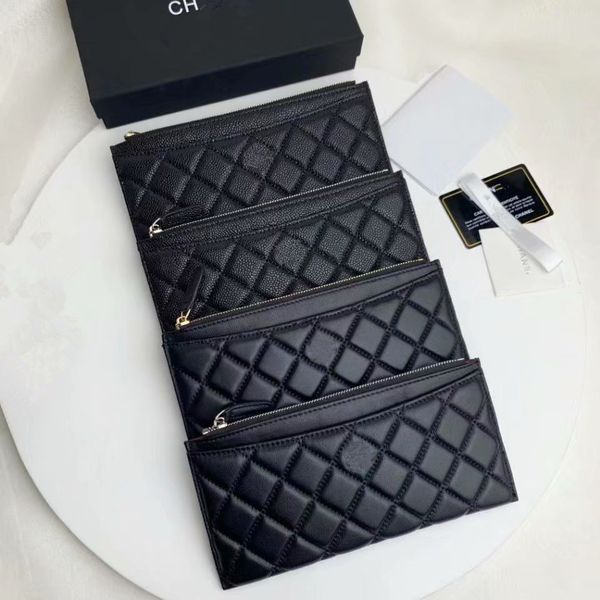 designs wallet classic women lambskin real leather wallet designer clutch feminine casual purse caviar long wallet, Red;black
designs wallet classic women lambskin real leather wallet designer clutch feminine casual purse caviar long wallet, Red;black
