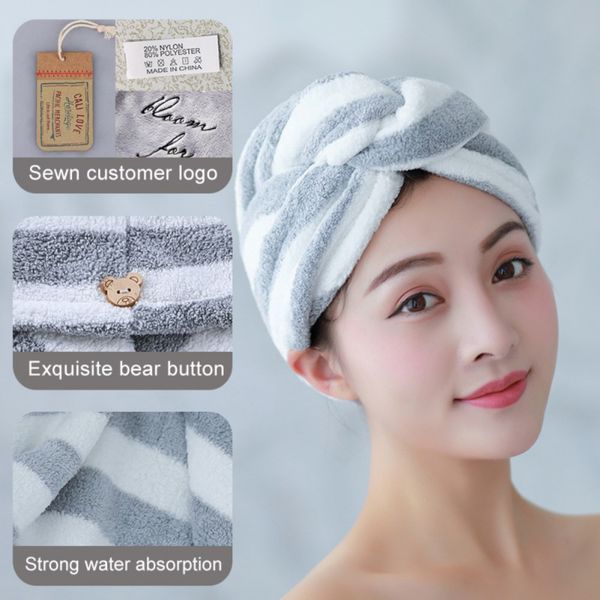 more style coral fleece hair fast drying dryer towel bath wrap hat quick cap turban dry hair cap womens girls lady's towel
more style coral fleece hair fast drying dryer towel bath wrap hat quick cap turban dry hair cap womens girls lady's towel
