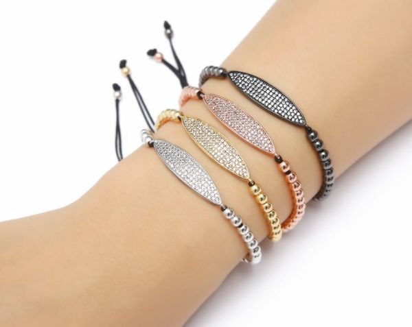 gold silver micro pave cz cubic zirconia rope adjusted copper beads bracelet ghy5435 charm braided bangles jewelry women, Black
gold silver micro pave cz cubic zirconia rope adjusted copper beads bracelet ghy5435 charm braided bangles jewelry women, Black