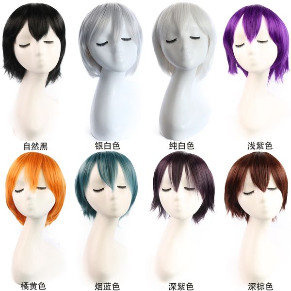 tokyo ghoul species cosplay multicolor universal anti warping guilty beauty love cosplay wigs drrr short wigs, Black
tokyo ghoul species cosplay multicolor universal anti warping guilty beauty love cosplay wigs drrr short wigs, Black