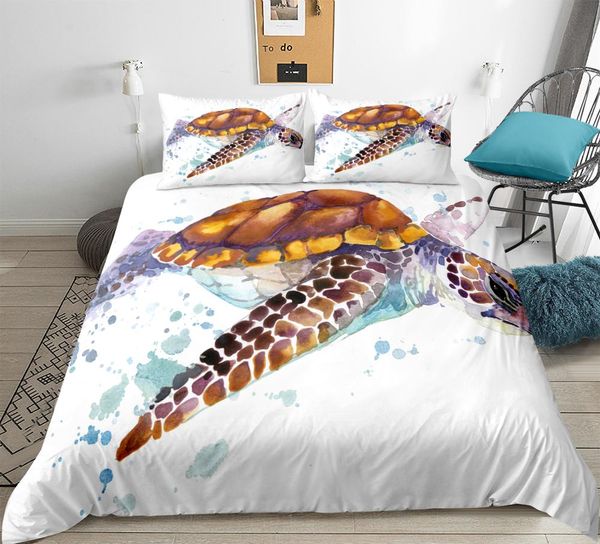 green sea turtle pattern duvet cover set marine life bedding set king size bed line with pillowcases home textiles 3-piece
green sea turtle pattern duvet cover set marine life bedding set king size bed line with pillowcases home textiles 3-piece