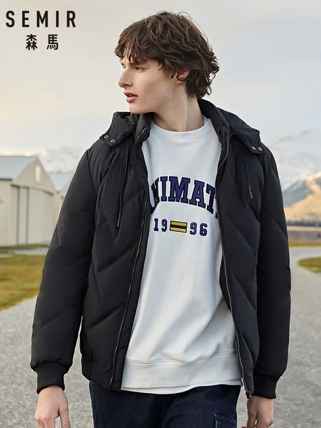 semir down jacket male 2019 winter new hooded windproof jacket jackets stand collar warm padded thick gray duck coat, Black
semir down jacket male 2019 winter new hooded windproof jacket jackets stand collar warm padded thick gray duck coat, Black