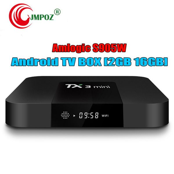1 КУСОК!! TX3 Mini Amlogic S905W Android 7.1 ТВ-КОРОБКА 2 ГБ 16 ГБ Четырехъядерный процессор 2.4 Г Wi-Fi 4