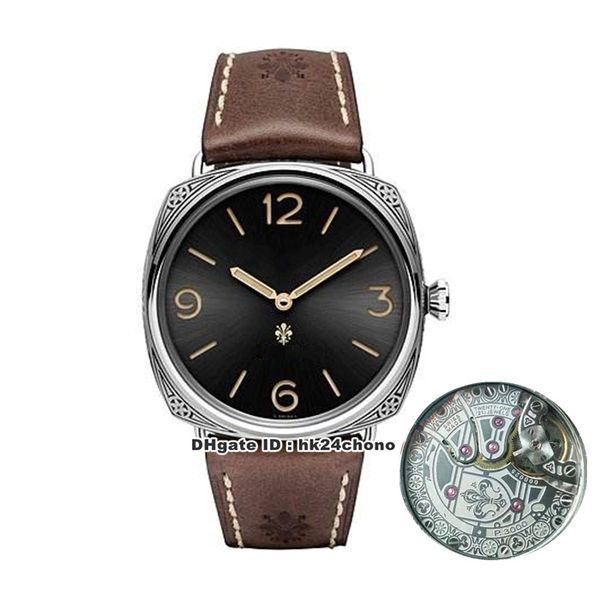 47mm 00672 carved stainless steel cal.p.3000 mechanical hand-winding mens watch 672 black dial leather strap gents sports watches, Slivery;brown
47mm 00672 carved stainless steel cal.p.3000 mechanical hand-winding mens watch 672 black dial leather strap gents sports watches, Slivery;brown
