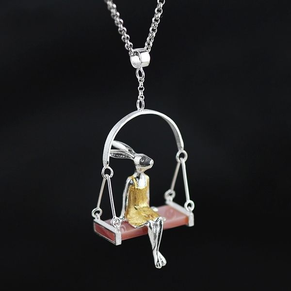 inature 925 sterling silver necklace natural pink shell miss rabbit necklaces pendants for women girls jewelry gift t190626
inature 925 sterling silver necklace natural pink shell miss rabbit necklaces pendants for women girls jewelry gift t190626