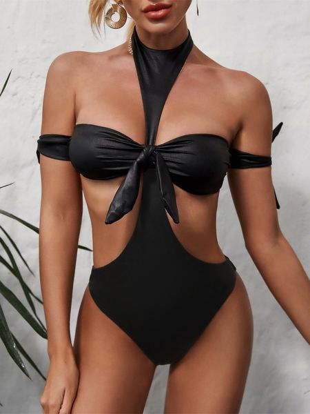 bathing suit 2020 new pure bikini swimsuit lady bow tie bikini european and american swimsuit, White;black
bathing suit 2020 new pure bikini swimsuit lady bow tie bikini european and american swimsuit, White;black